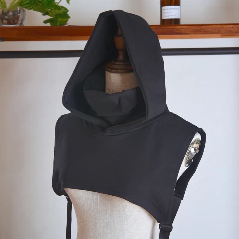 Nouveaux Costumes médiévaux accessoire faux col à capuche Cape capot Cosplay Assassin chapeau unisexe col automne hiver chemise faux col