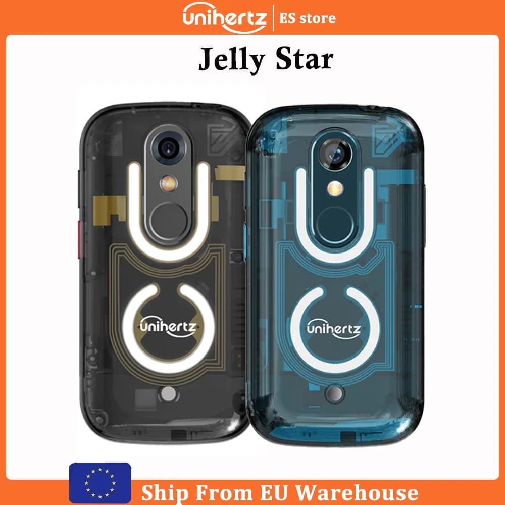 Unihertz Jelly Star Smartphone Android 13 4G Version mondiale 8GB + 256GB double Nano SIM 48MP caméra 3 pouces téléphone Helio G99
