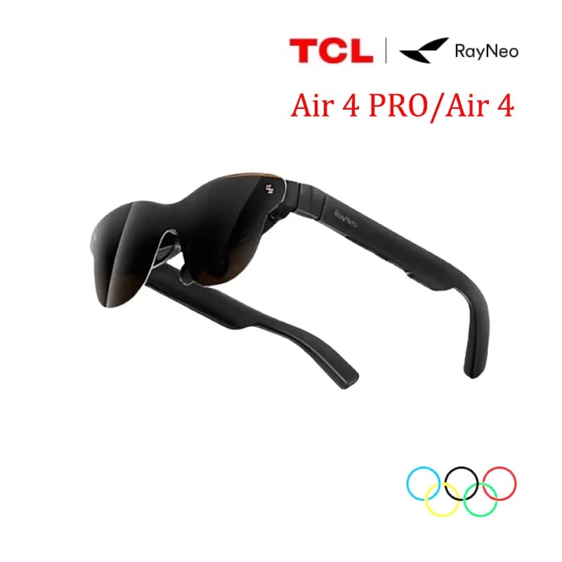 Lunettes TCL RayNeo Air 4 PRO/Air 4 AR, écran Macro-OLED, cinéma privé 3D, premières lunettes HDR10 pour téléphone, ordinateur, console de jeu