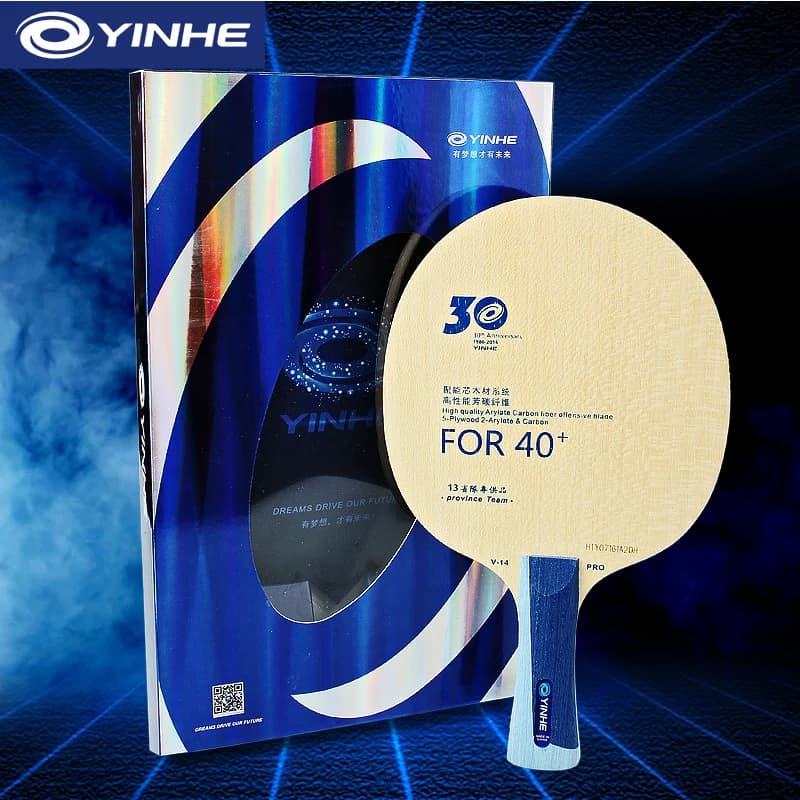 Yinhe V14 Pro lame de Tennis de Table professionnelle 5 bois 2 ALC lame de raquette de Ping-Pong offensive pour l'équipe provinciale