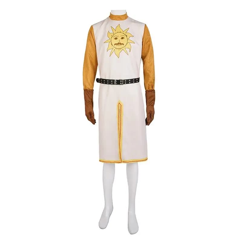 Costume King Arthur Costume royal du roi pour Halloween Hommes adultes Monty Python Costume médiéval Costume de chevaliers royaux
