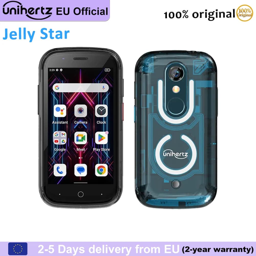 Unihertz Jelly Star Android 13 4G Version mondiale Smartphone 8GB RAM 256GB ROM double Nano SIM Bluetooth 5.3 48MP caméra 3 3 pouces