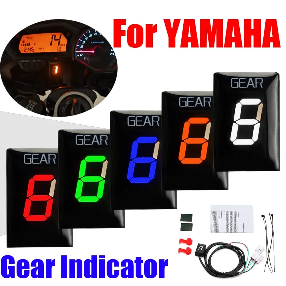 Indicateur de vitesse pour Yamaha YZF R1 R6 FZ8 Mt03 MT-01 Fzs600 XJR400 FZ1 FZ1N FZ400 FZ6 Xv1900a YS250 XV1600A Xj6 Fazer FZS
