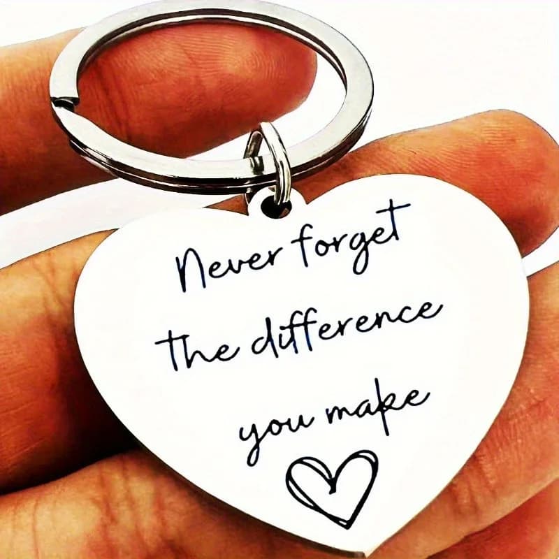 Porte-clés I Love You pour homme, amoureux, Faimly, ami, n'oublie jamais la différence que tu fais