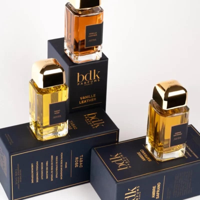 BDK Parfums 100ml Eau de Parfum Longue Durée Collection Matières Fraîches Parfum Oriental de Niche Naturel Raffiné Rouge Fumé Épicé