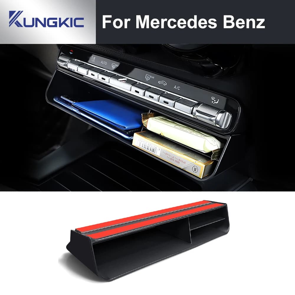 Pour Mercedes Benz A B CLA GLB GLA GLE Classe W177 W247 C118 X247 H247 W167 EQA EQB 2020 2021 2022 2023 2024 2025 Boîte de rangement de contrôle