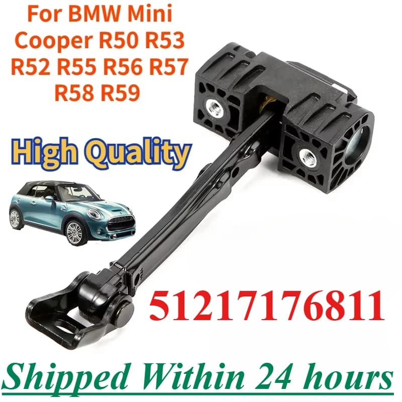 51217176811   Charnière de butée de contrôle de frein de porte avant gauche droite, pour BMW Mini Cooper R50 R53 R52 R55 R56 R57 R58 R59 7176811