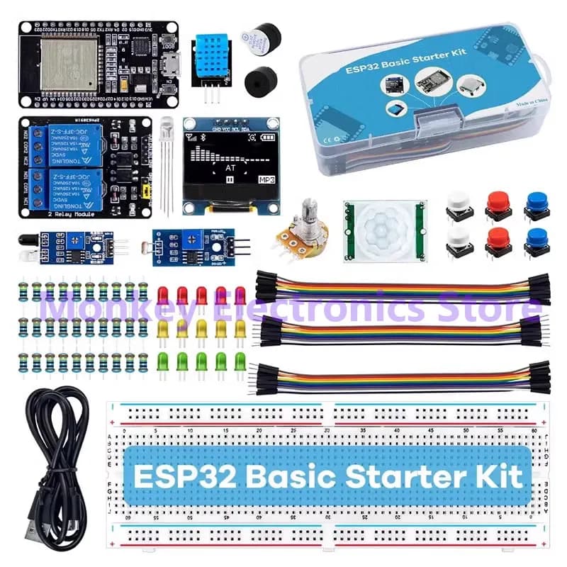 ESP32 WIFI Tech Kit Starter Kit pour ESP32 ESP-32S WIFI Tech ESP32 WIFI Carte de développement citations Capteur d'affichage esp32 kit desenvolv