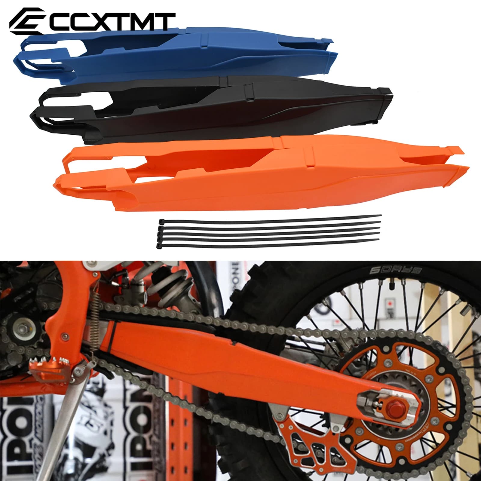Couvercle de Protection du bras oscillant de moto, pour KTM XCW XCWF EXC EXCF pour Husqvarna TC FC TE FE 125 250 300 350 400 450 500