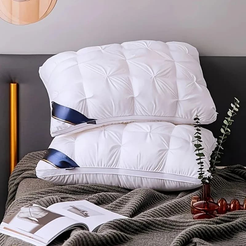 1 pièce 48x74CM de qualité hôtel spécialement conçue pour la Protection de la colonne cervicale et aide au sommeil à usage domestique, noyau