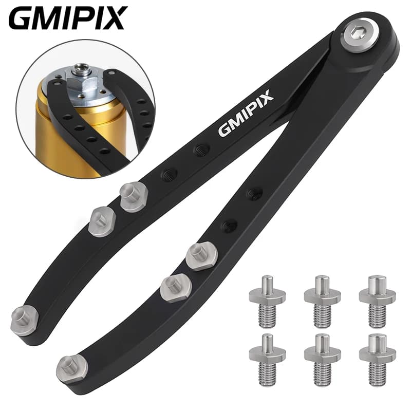 GMIPIX clé à broche réglable clé à broche de vélo 3mm 4mm 5mm outil à broche clé de retrait de capuchon de fourche de moto