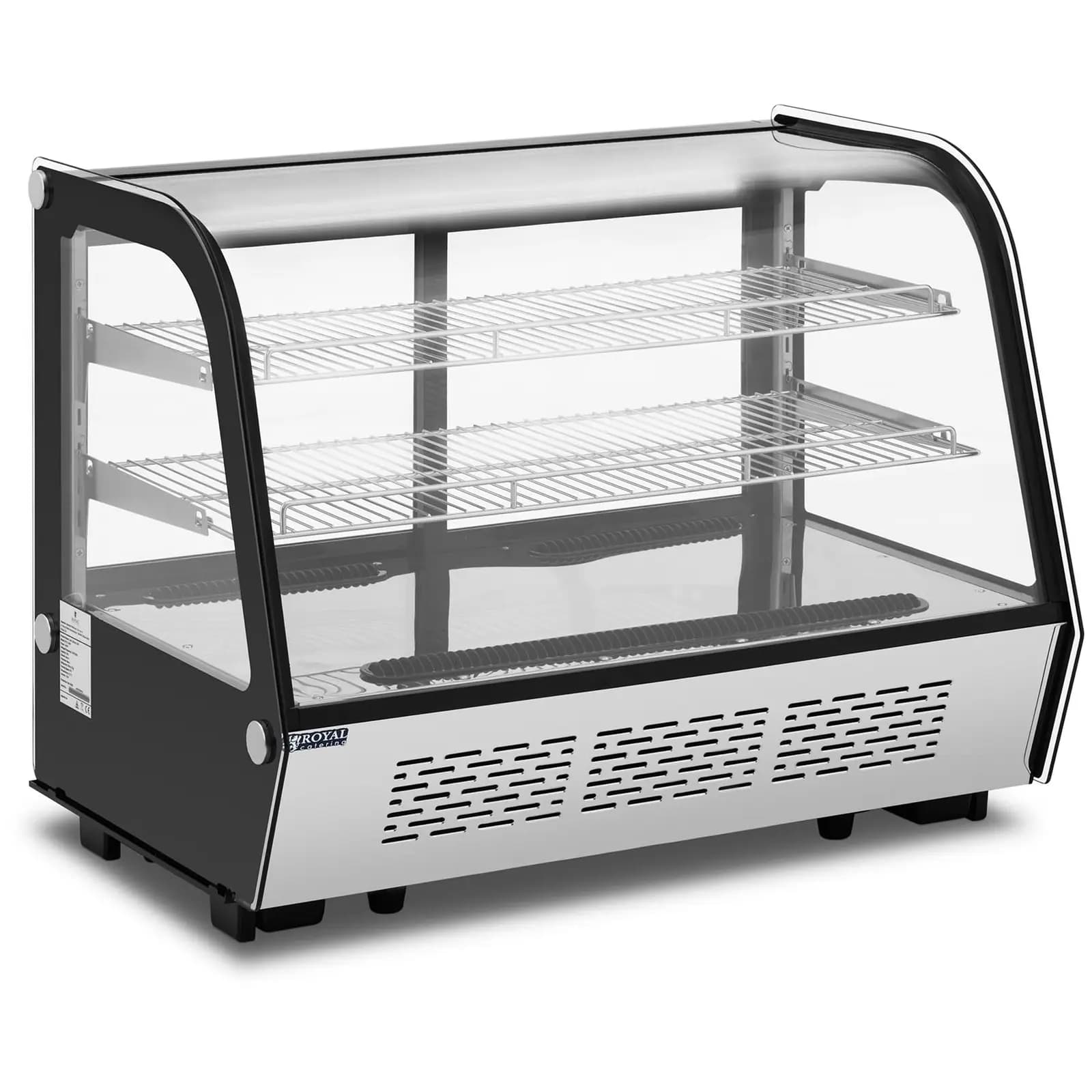 Koelvitrine 160 L Royal Catering 3 Niveaus Roestvrij Staal - Koelvitrines by