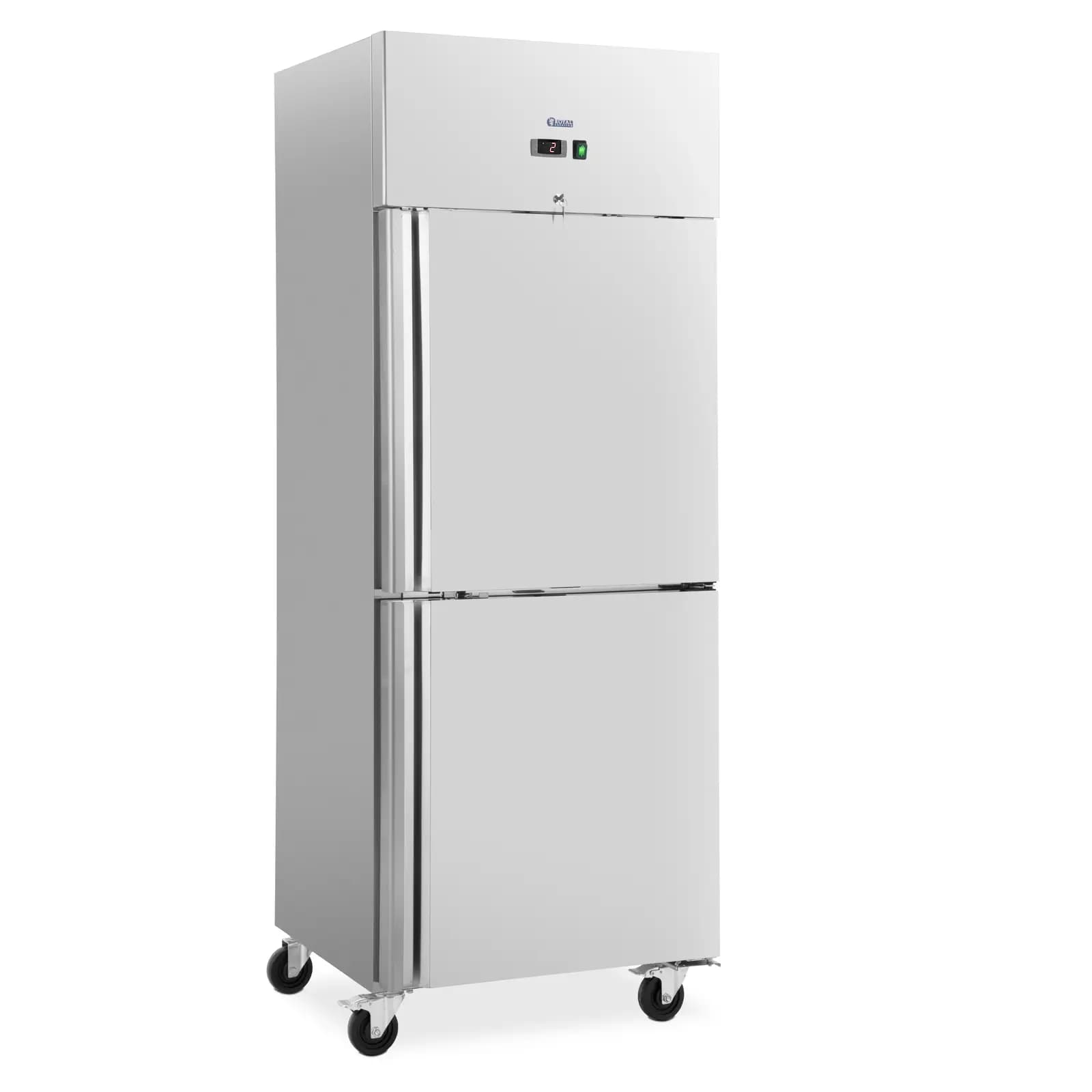 Tweedehands Gastrokoelkast 373 l RVS 2 Deuren 4 Wielen Afsluitbaar Royal Catering - Tweede Kans Producten Horeca Apparatuur by