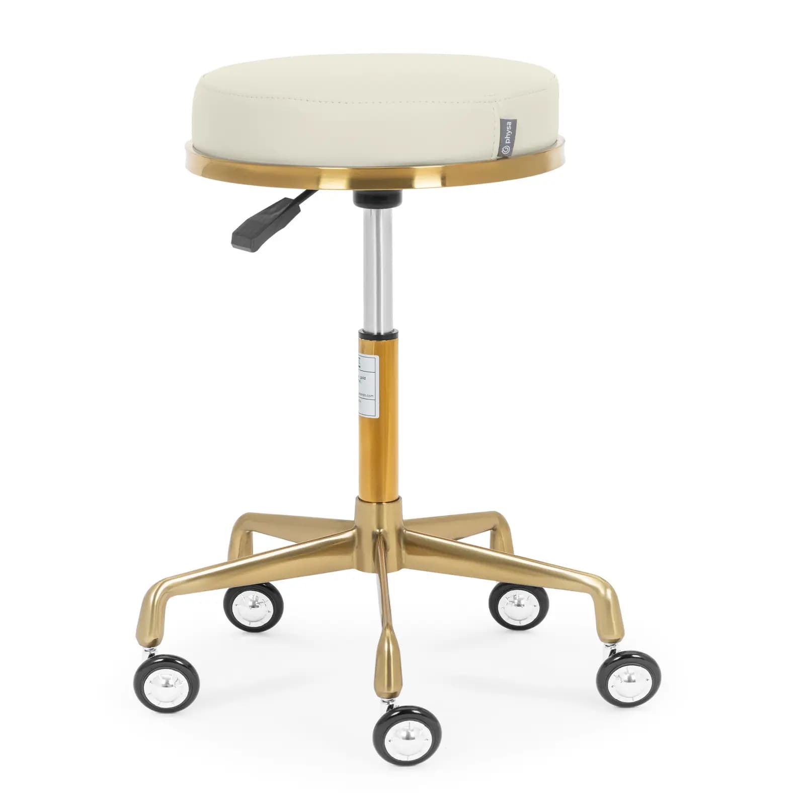 Rolkruk 51 64 cm 150 kg Beige/gouden - Rolkrukken by Physa
