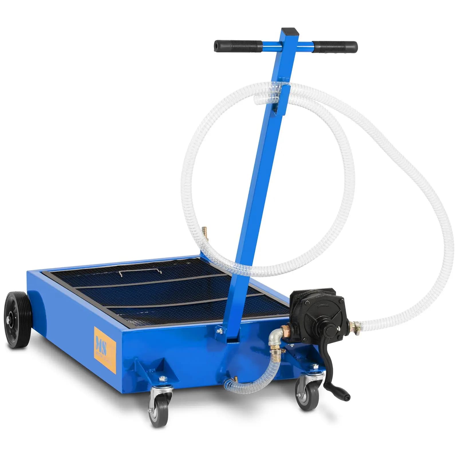 Mobiel Olie Verzameltank 55 L Handpomp - Olieverversing Apparatuur by MSW