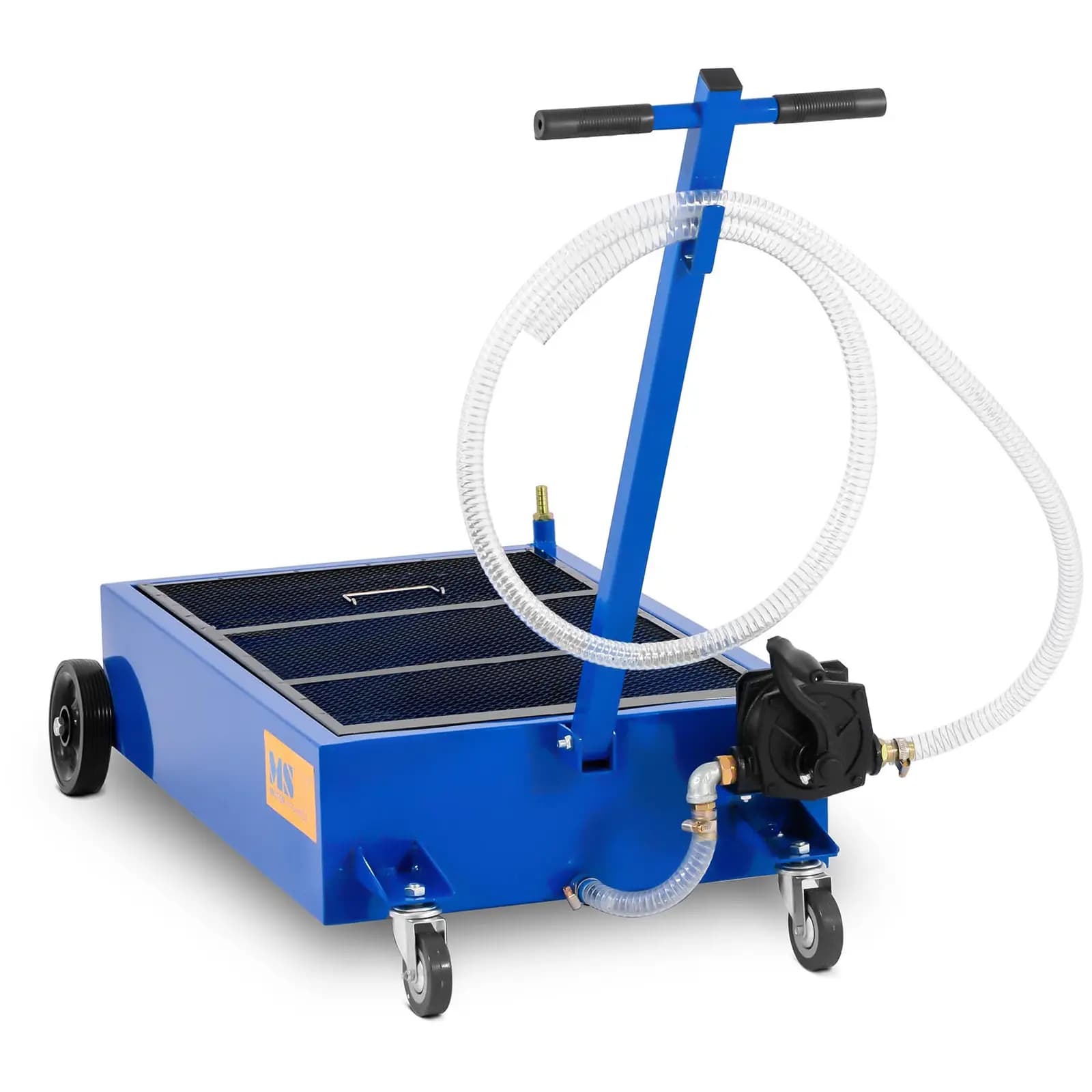 Mobiel Olie Verzameltank 75 L Handpomp - Olieverversing Apparatuur by MSW