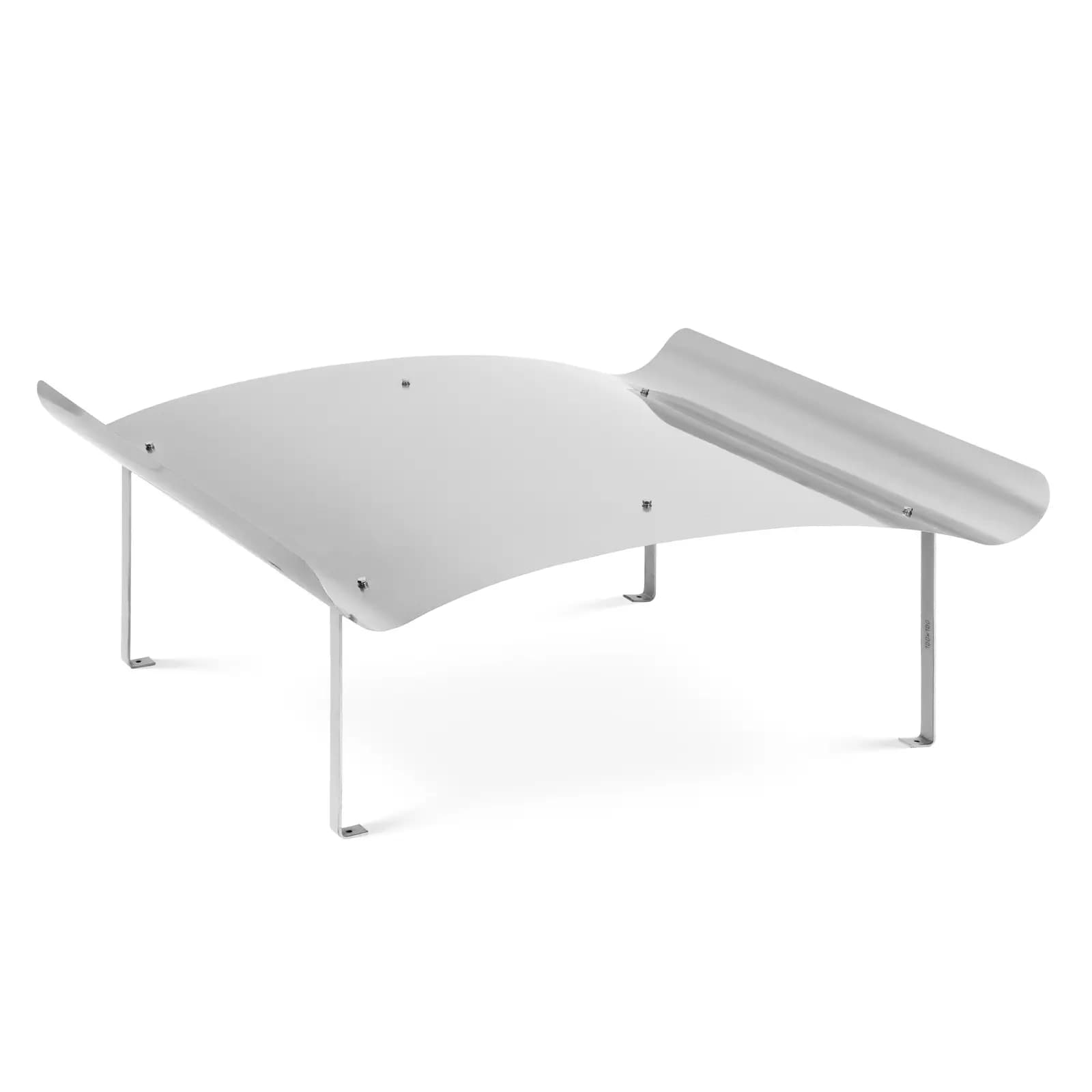 Schoorsteenkap RVS 100 x 100 x 40 cm - Pelletkachels by MSW