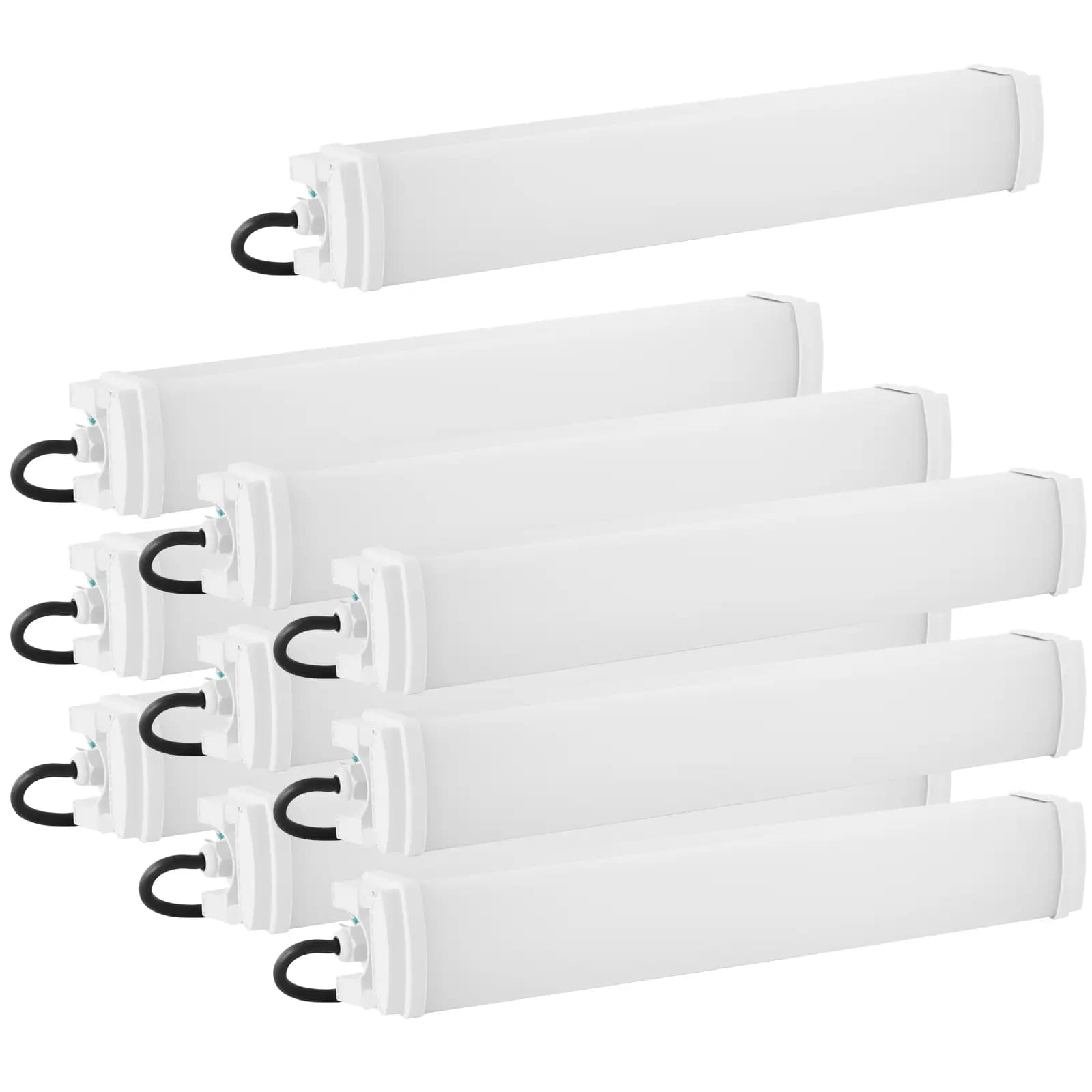 LED Plafondlamp set van 10 20 W 60 cm 2200 lm 6000 6500 K - Lampen Voor Vochtige Ruimtes by Wiesenfield