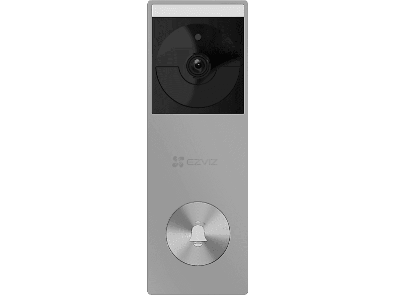 Ezviz Sonnette Vidéo Battery HP3 Pro 2k Avec Panneau Solaire Argenté (318500219)