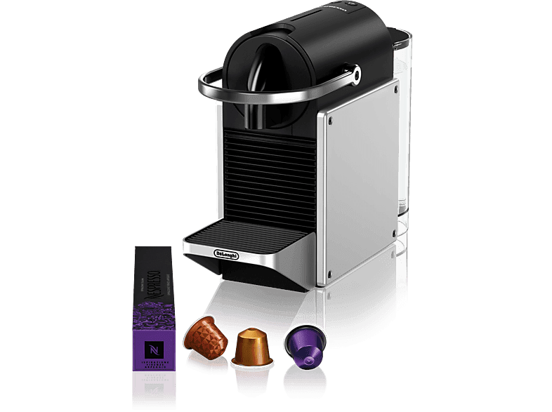 De Longhi Nespresso Pixie Argent En127.s – Machine À Café Capsules Compacte & Économe En Énergie 19 Bars - Argenté