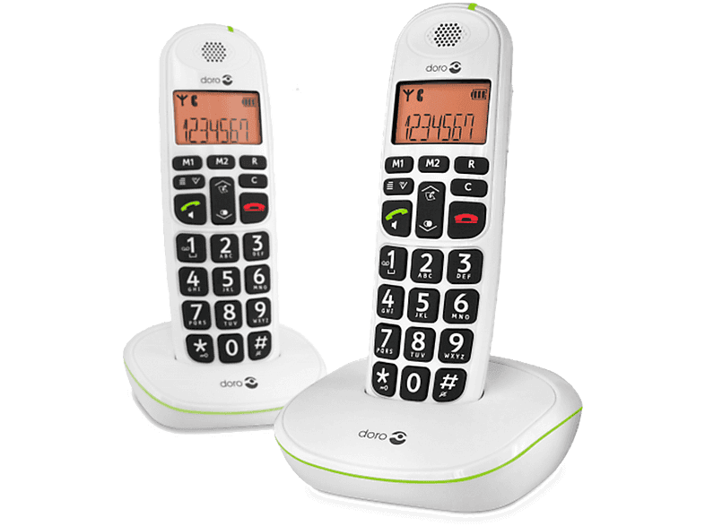 Doro Draadloze Telefoon Phoneeasy Duo Wit (100)