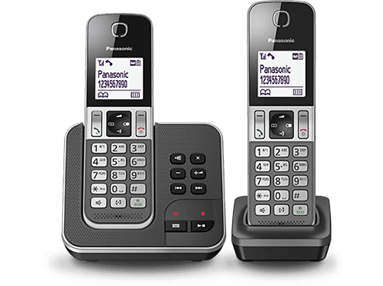 Panasonic Téléphone Sans Fil Kx-tgd322nlg Duo