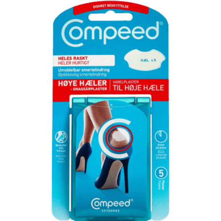 Compeed Blaarpleisters voor hoge hielen - 5 stuks.