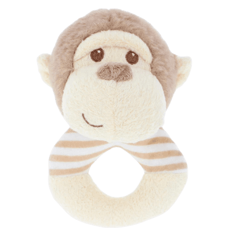 Keel Toys Keeleco Marcel Aap Ring-Rammelaar – 14 cm
