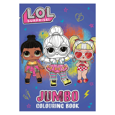 LOL Surprise Jumbo Colouring Book