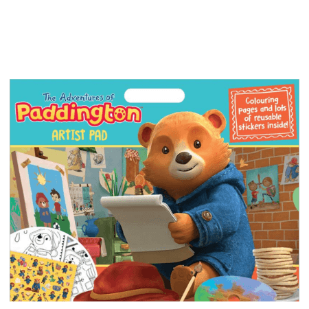 Paddington Colouring Pages & Stickers Artist Pad