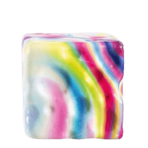 Squeezy Cheese Rainbow Squishy Toy – 7 × 7 cm – 59 g