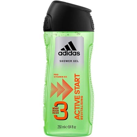 Adidas 3-in-1 Active Start Douchegel - 250ml