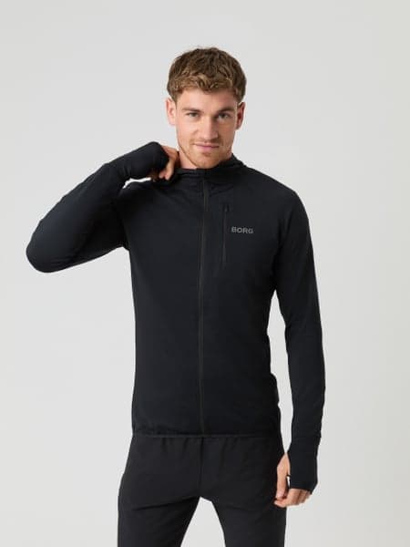 Borg Running Mid Layer Hood