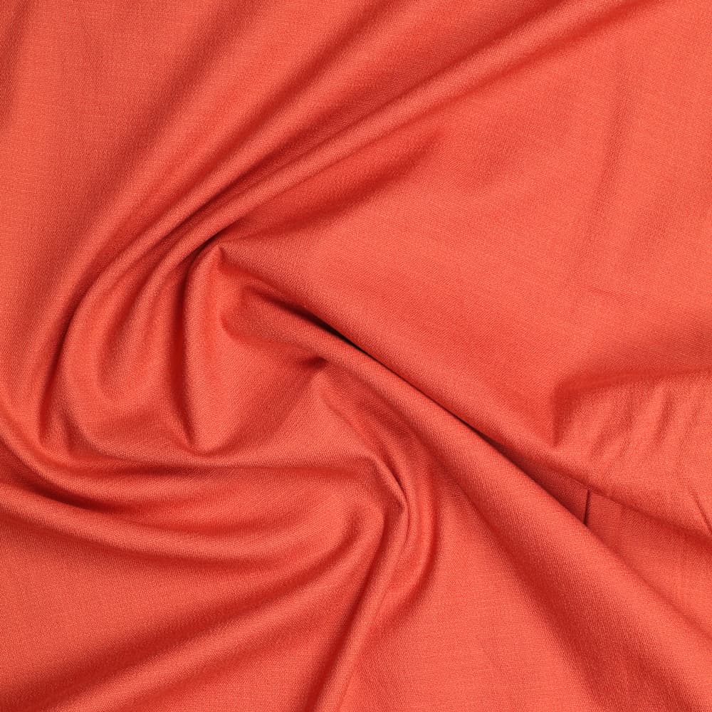 Perzik stretch linnen - linnen blend Stoffen - roze - 145 cm breed