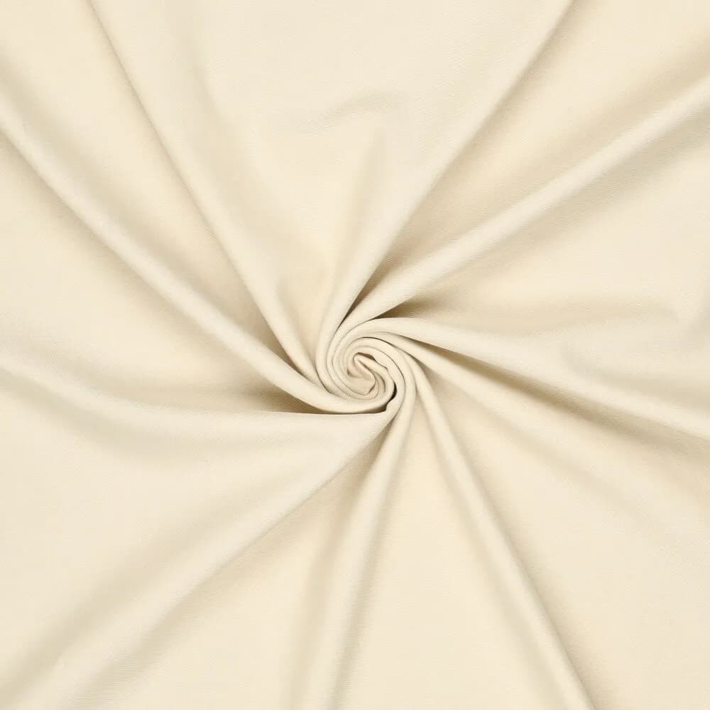 Donker beige lyocell katoen mix twill stof - tencel/lyocell Stoffen - beige - 145 cm breed