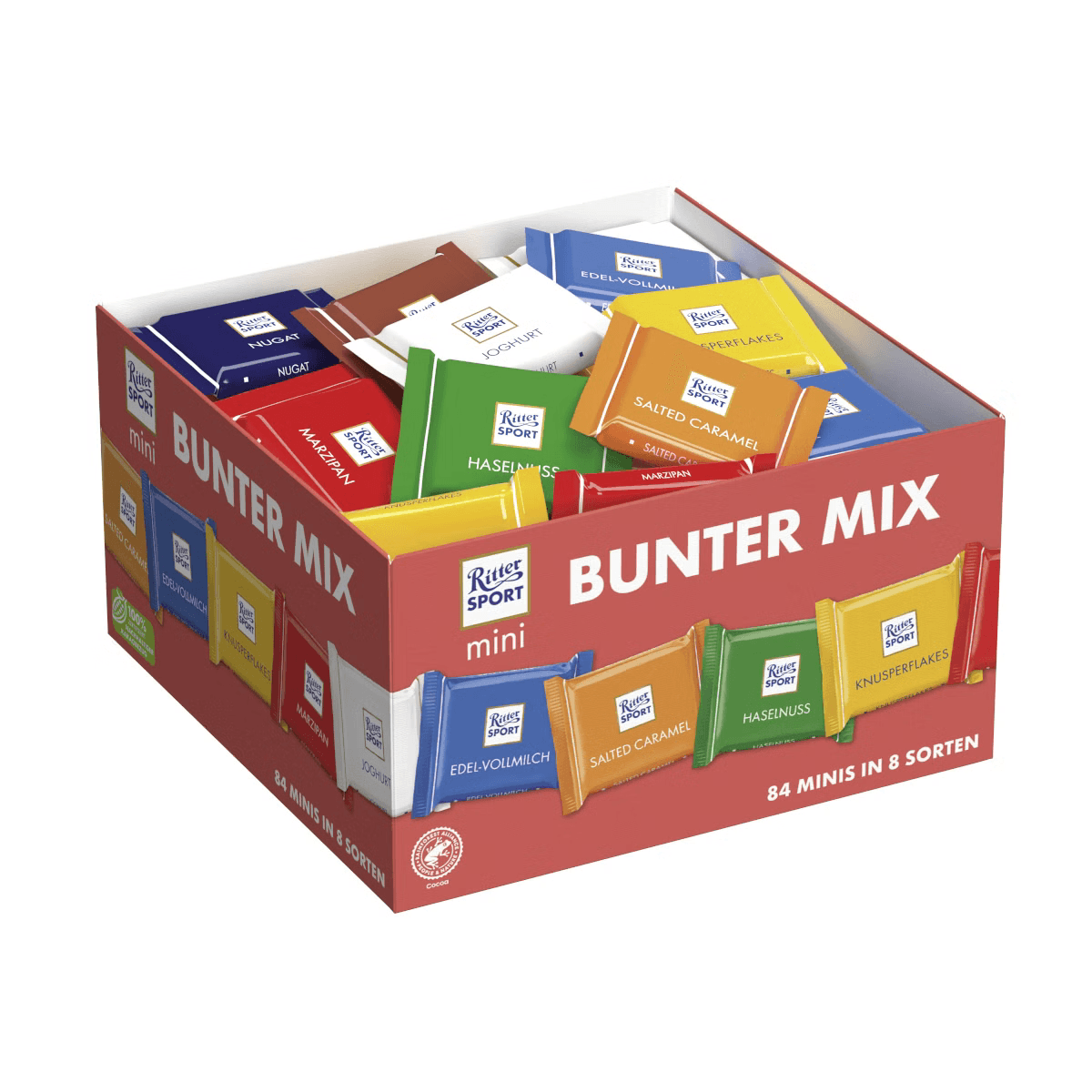 Ritter Sport Mini Display Chocolate Mix - 1500 g