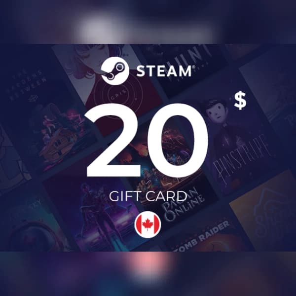 Steam Wallet Gift Card 20 CAD Key - CANADA