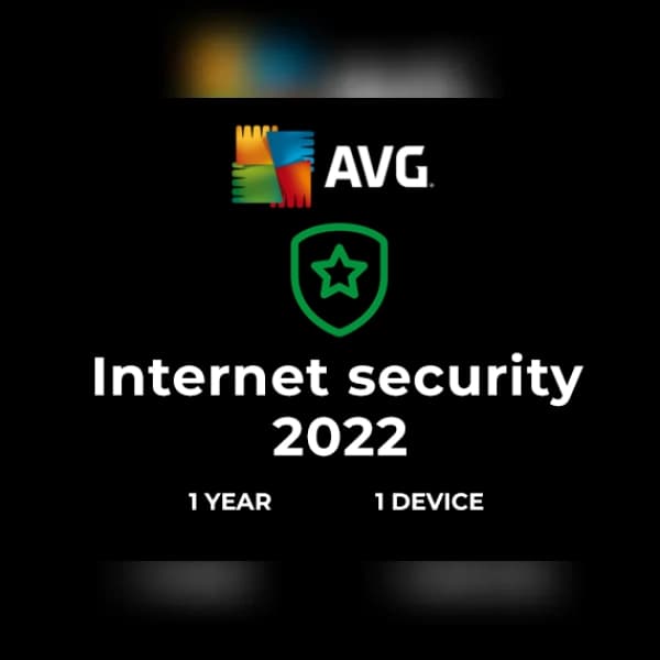 AVG Internet Security 2022 1 Year 1 Device Key - GLOBAL