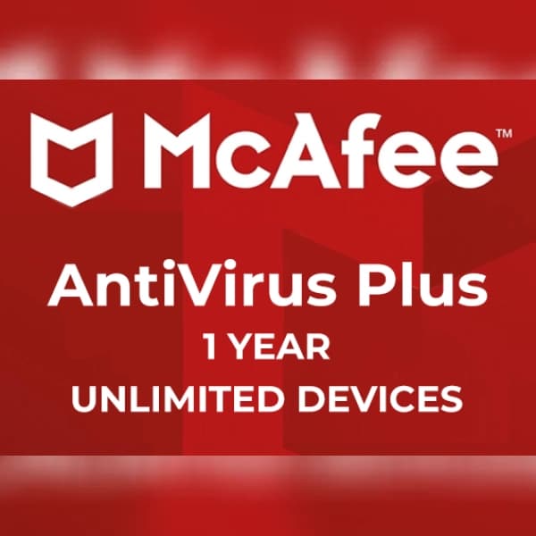 Mcafee Antivirus Plus 1 Year Unlimited Devices Key - GLOBAL