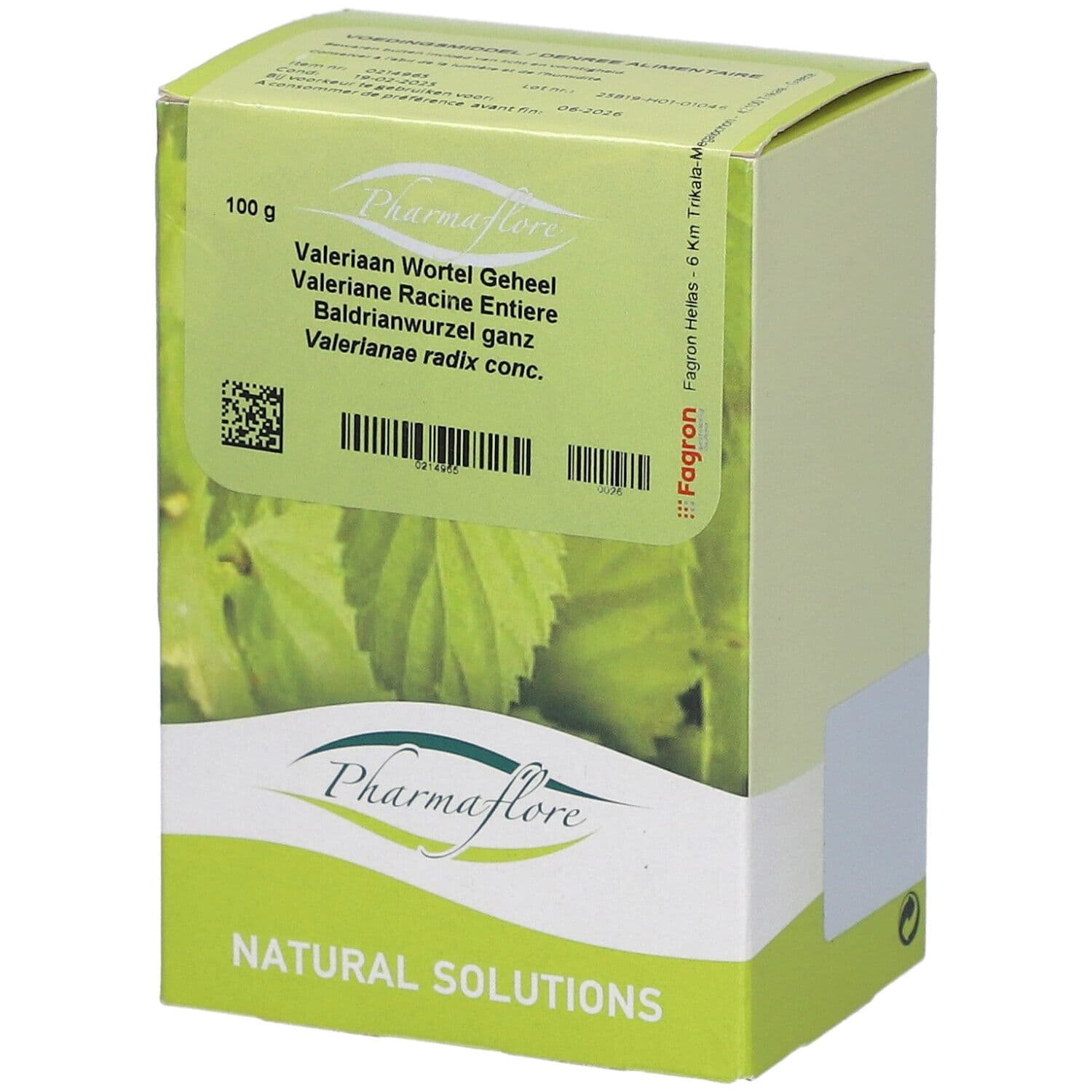 Pharmaflore Valeriaanwortel, gesneden 100 Thee