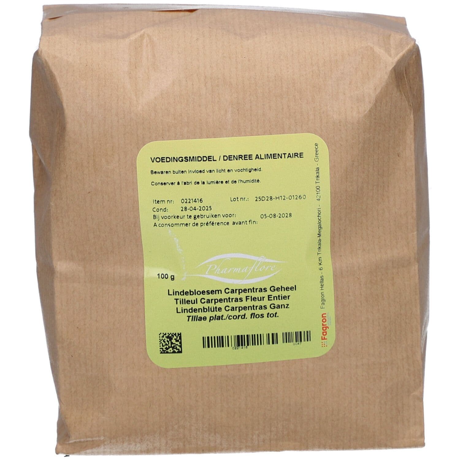 Pharmaflore Lindebloesem Carpentras 100 Thee