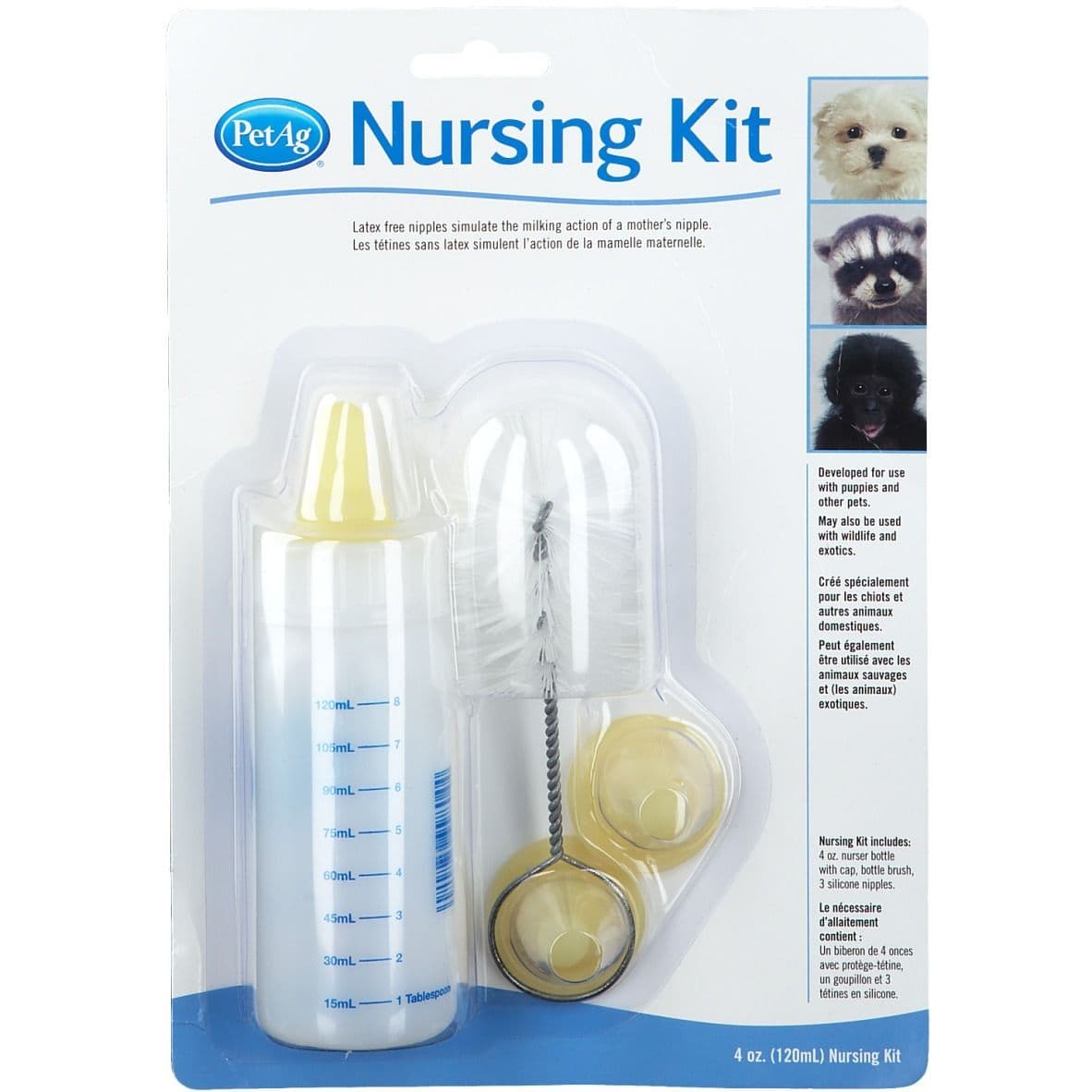 Esbilac Nursing Kit – Fläschchen-Set für Tiere 120 Set
