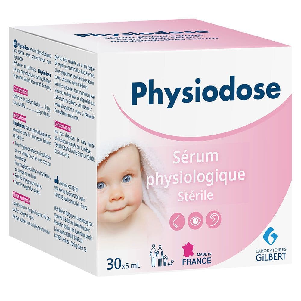 Physiodose Fysiologische Zoutoplossing 30x5 ml Ampoules (flessen)