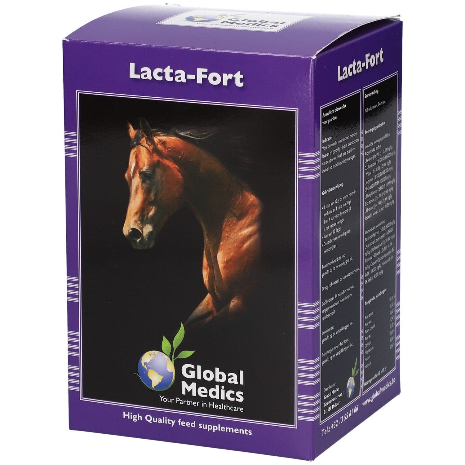 Lacta-Fort 10x30 g l Spierondersteuning en herstel voor sportpaarden Zakje