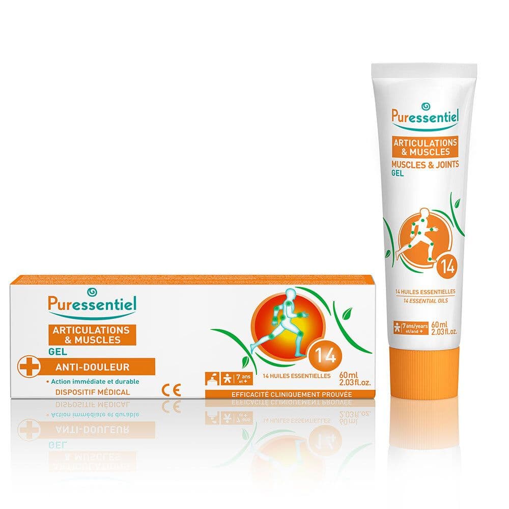 Puressentiel Gewrichten & Spieren Gel 14 Essentiële Oliën 60 ml Gel