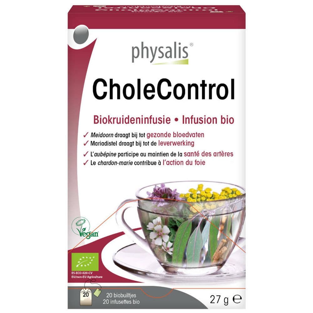 Physalis® CholeControl Kruideninfusie Bio 20x1,5 Filterzakje