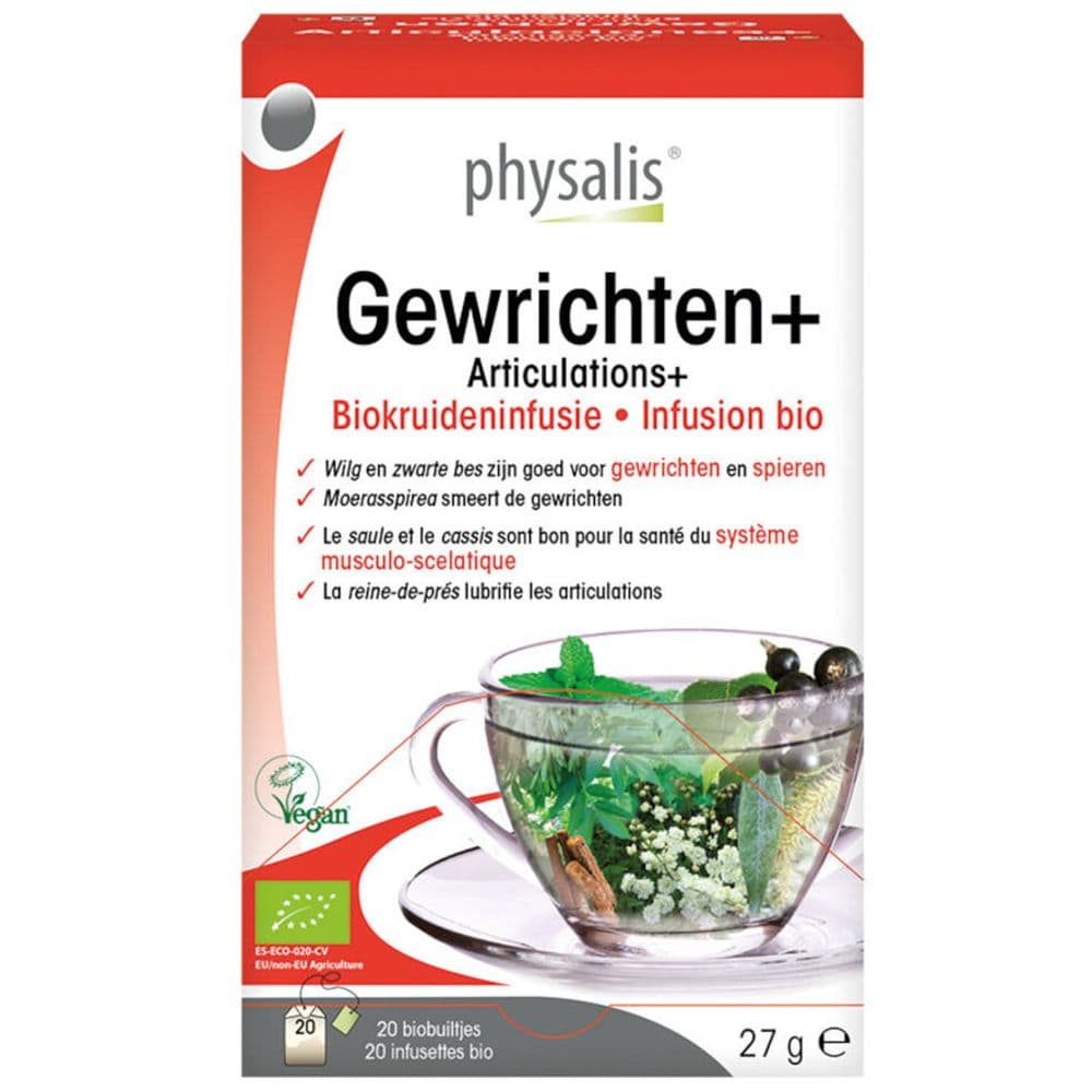 Physalis® Gewrichten+ Kruideninfusie Bio 27 Filterzakje