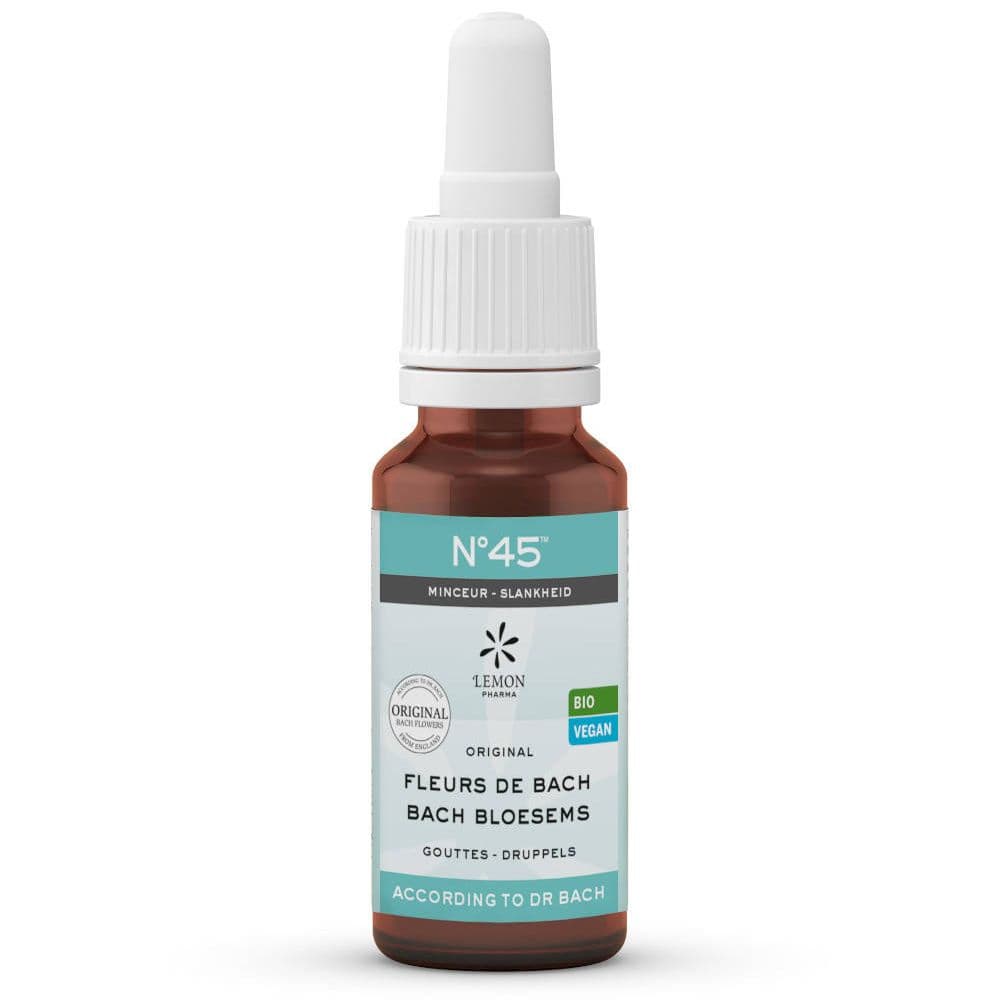 Lemon Pharma Bach Bloesem Bio N°45 Slankheid 20 Druppels