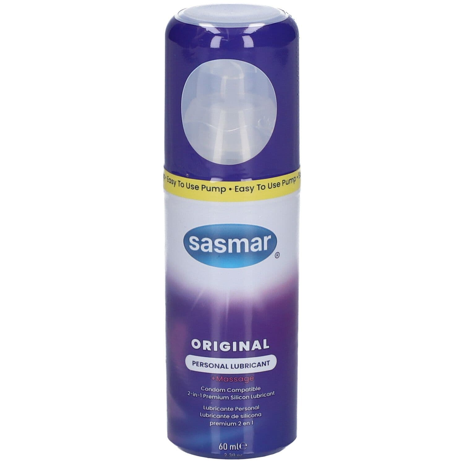 Sasmar® Personal Lubricant + Massage Original 60 Gel