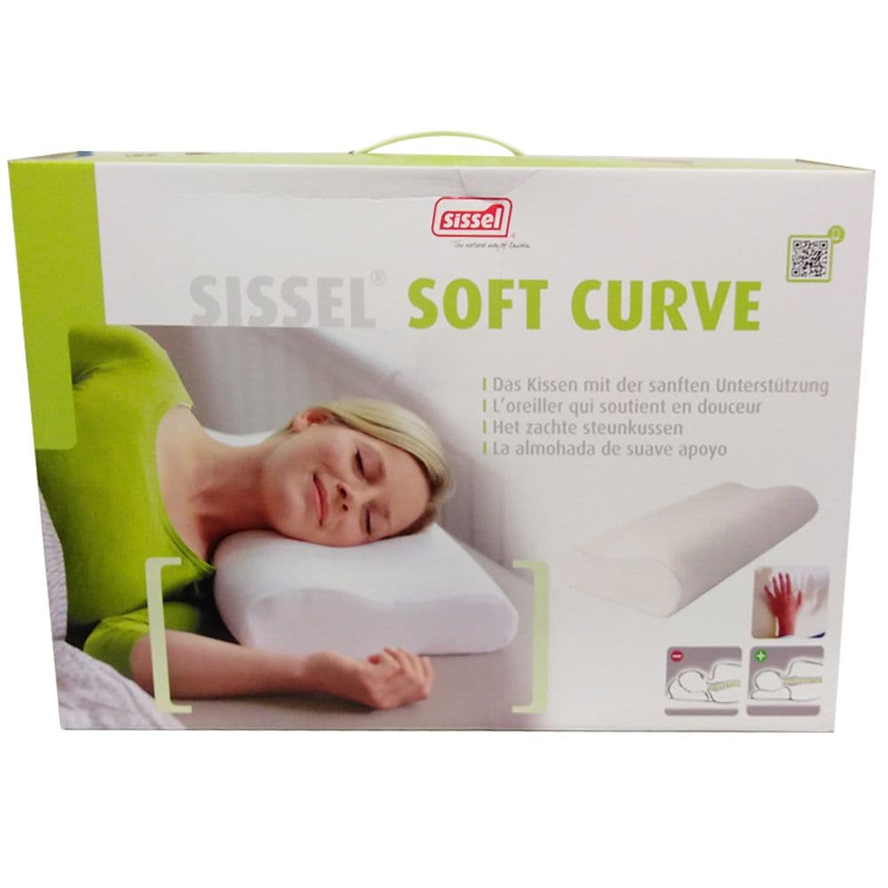 Sissel Soft Curve Compact Hoofdkussen + Overtrek 1 Kussen